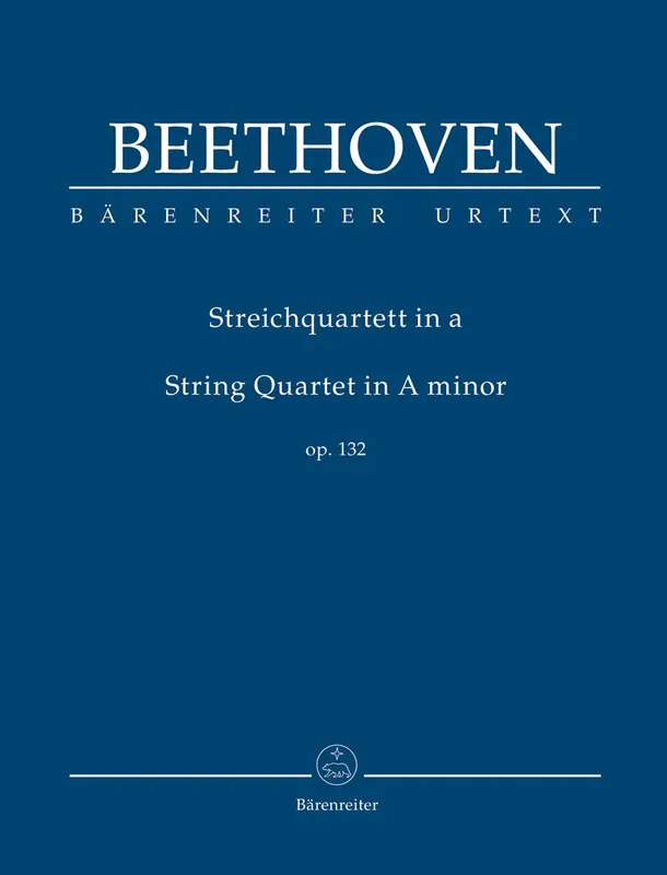 High Quality Beethoven (Del Mar):String Quartet in a minorop. 132 (study score) Barenreiter