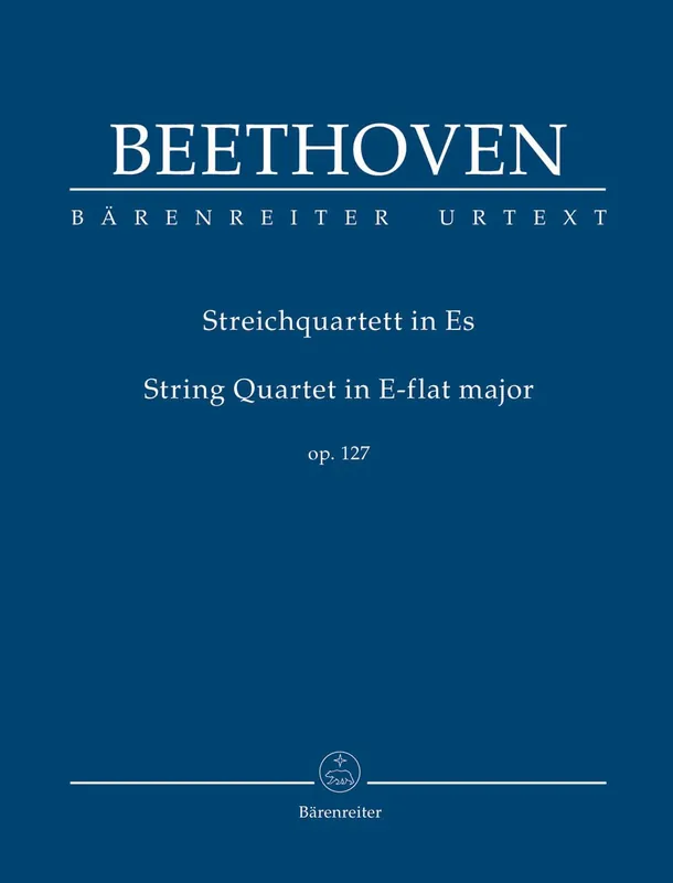 Beethoven (Del Mar): String Quartet, Op. 127, Urtext (study score) Barenreiter Original
