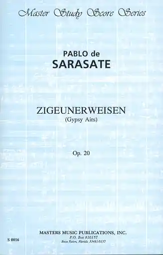Sarasate, P.: (Score) Zigeunerweisen (Gypsy Airs) Op.20 (violin, and orchestra) Buy Online