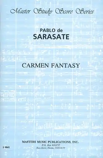 Sarasate, P.: (Score) Carmen Fantasy (violin, and orchestra) Final Sale