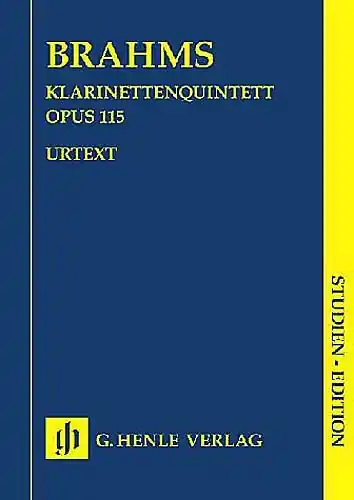 Time-Limited Brahms, J.: Clarinet Quintet in B minor, Op. 115 (score)