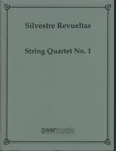 Mega Sale Revueltas, S.: (Score) String Quartet No.1 (string quartet)