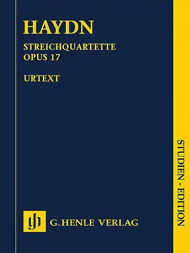 Haydn, F.J. (Feder, ed.): String Quartets, Vol.3, Op.17, urtext (score) Special Discount