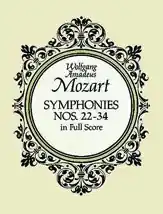 Save Now Mozart, W.A.: Dover SCORE Symphonies Nos. 22-34