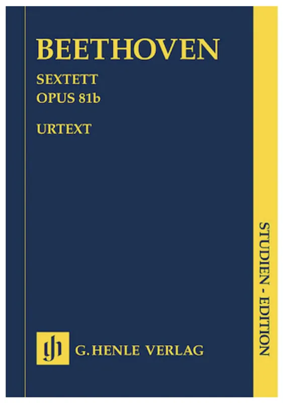 Time-Limited Beethoven, L.van: SCORE Sextet Op.81b (2 horns, 2 violins, Viola, Bass)