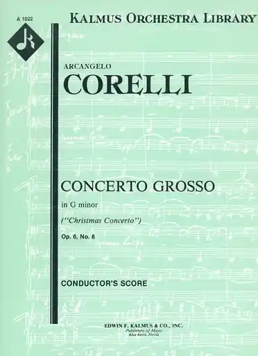 Low Price Corelli, A.: (Score) Concerto Grosso No.8, Op.6 - Fatto per la notte di natale ''Christmas Concerto'' (mixed ensemble)