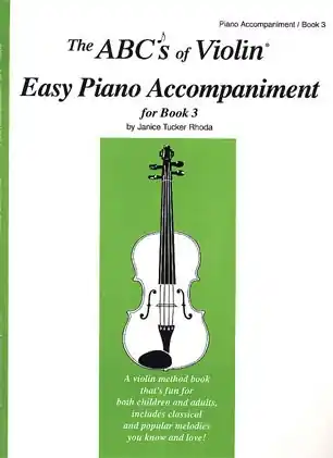 Price Drop Rhoda: The ABC's of Violin, Bk.3 (piano accompaniment)