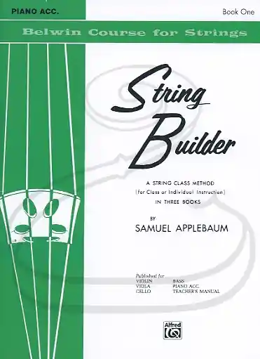 Don’t Miss Out Applebaum: String Builder, Bk.1 (piano accompaniment) Belwin