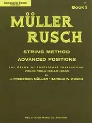 Muller, J.F. & Rusch, H.W.: (Score) String Method, Bk.5 (piano accompaniment) Direct From Factory