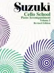 Suzuki: Cello School, Vol.5 - REVISED (piano accompaniment) Same Day Shipping
