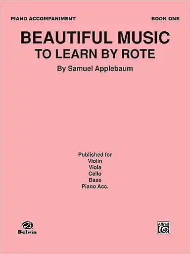 Applebaum, Samuel: Beautiful Music to Learn by Rote Book 1 (piano accompaniment) Viral