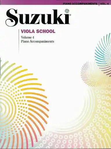 Suzuki: Viola Vol. 4 (piano accompaniment) Big Sale