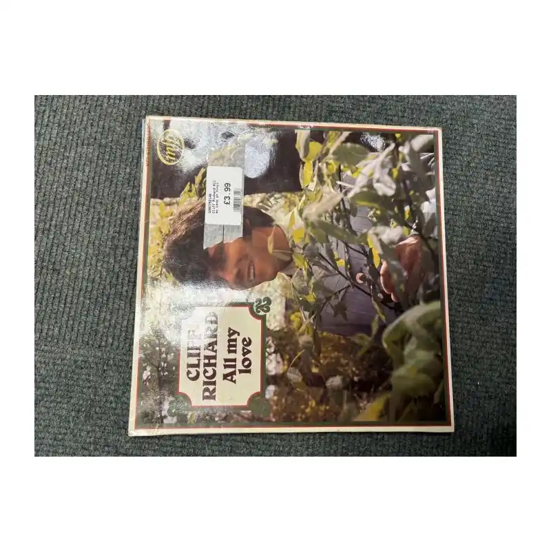 Special Offer Cliff Richard All my Love on Vinyl