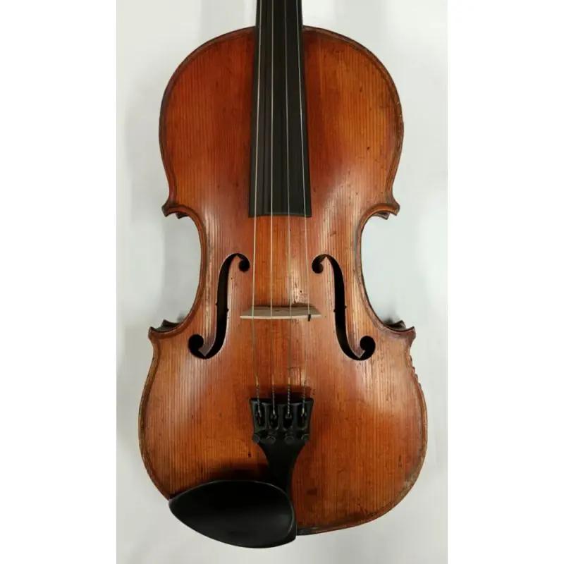 Hot Deal Probably French Viola 1890s lab. Stradivarius two pce back 15 1\\/2inches back, repaired soundpost crack in b