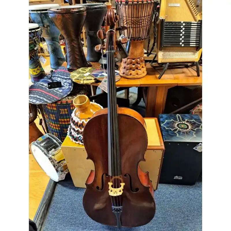 French Medio Fino Cello 4\\/4,brown red varnish in good condition. Limited Edition
