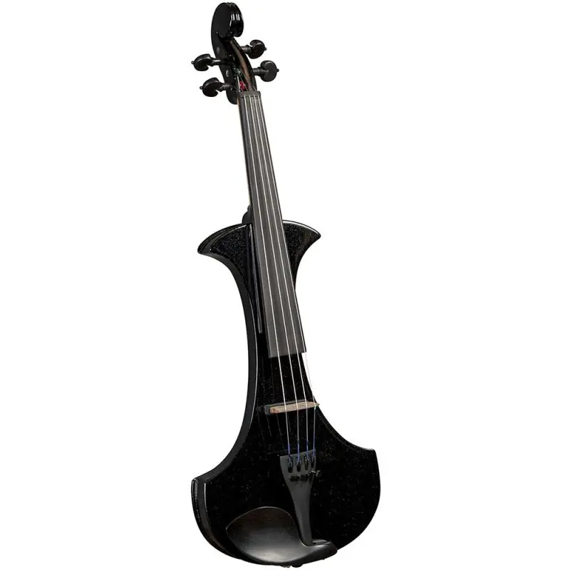 In Demand Cremona SV-180BKE Electric Violin Outfit. Black