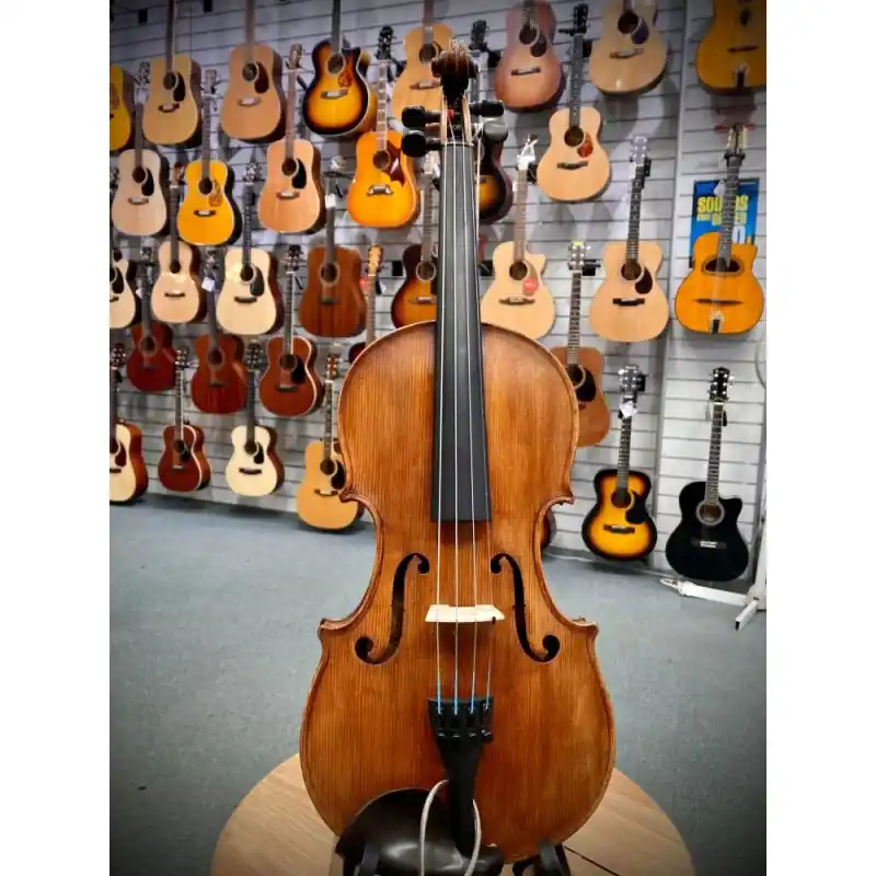 Order Now French 4\\/4 Violin 'Copie de Stardivarious' early 1900's One piece back slight flame amber varnich good cond