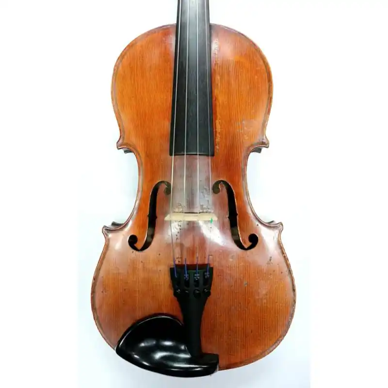 German 4\\/4 violin by Lowendall of Berlin, copy of Stradivarius, two piece back, brown varnish, in good cond One Day Deal
