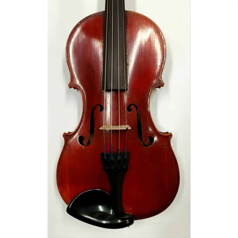 Handmade French 1900's Medio Fino 3\\/4 violin, one piece back, slight flame, red warnish, very good condition.