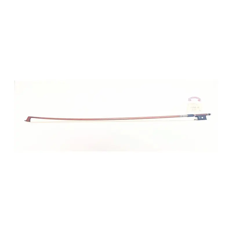4\\/4 Violin Bow by Arnold Voight ca 1900 Silver Mounted Pernumbuco Stick Exc Cond Original