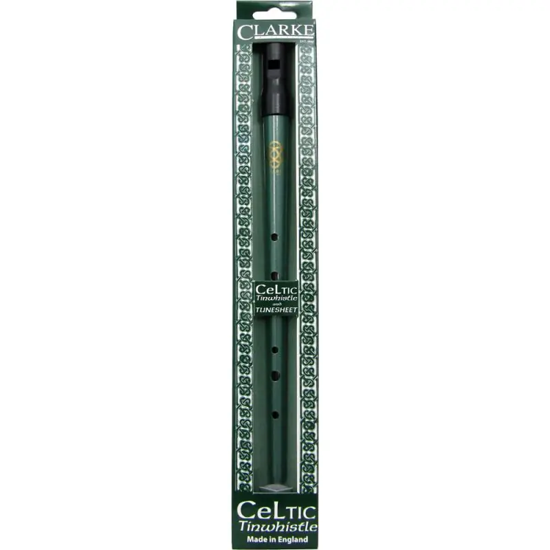 Clarke High D Whistle, Celtic Design Latest