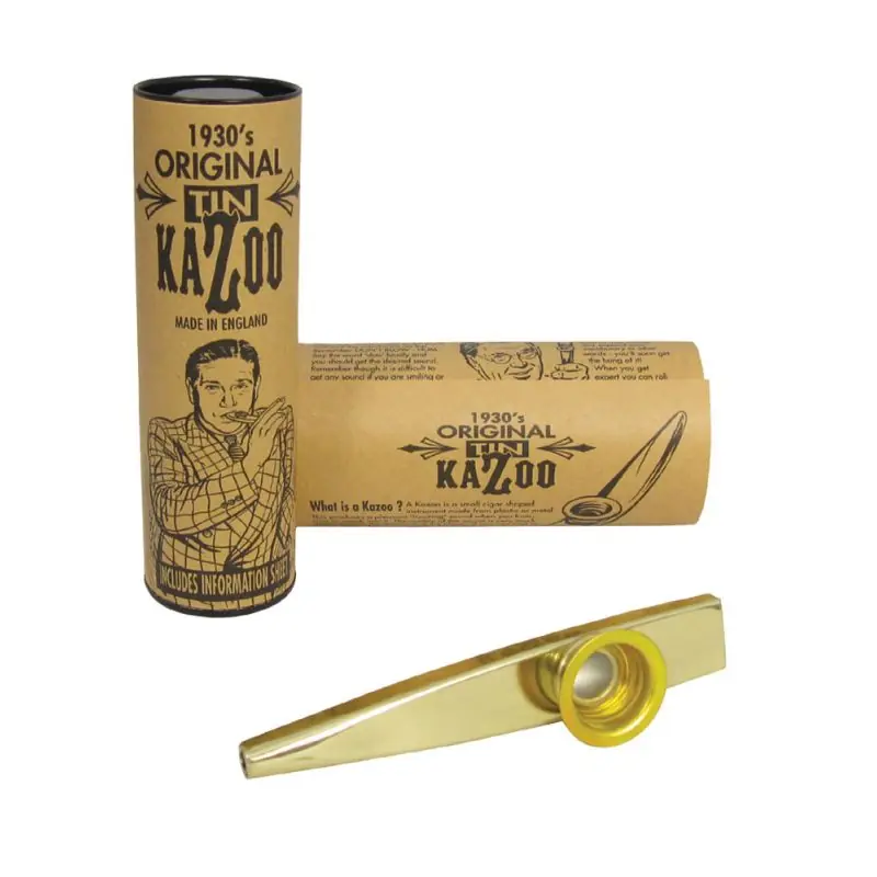 Clarke Metal Kazoo, Gold Colour Limited Offer
