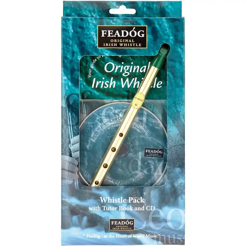 Feadog FW03 Triple Pack Brass D Whistle Affordable