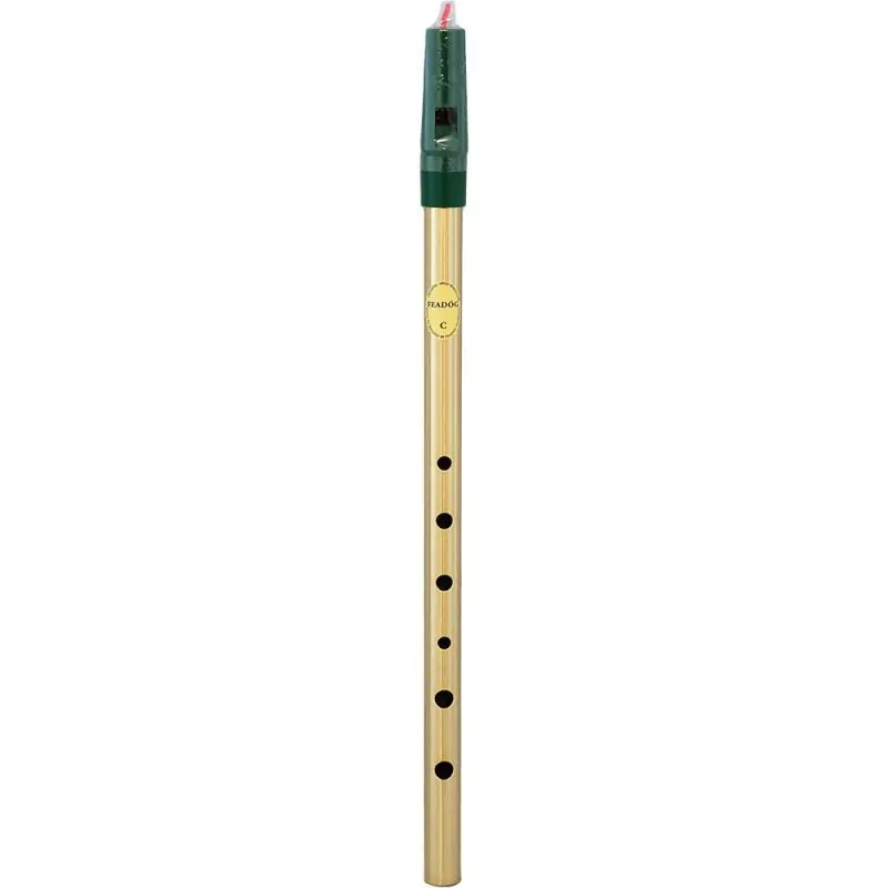 Feadog FW22 Brass High C Whistle, Single Fan Favorite