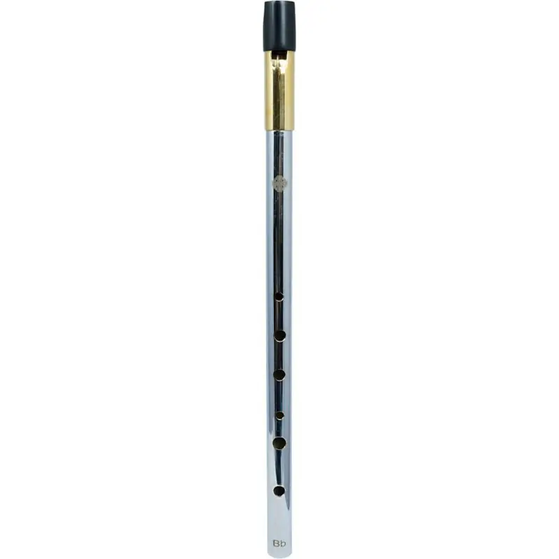 Warranty Included Glenluce Wexford Alto Bb Whistle. Chrome Finish