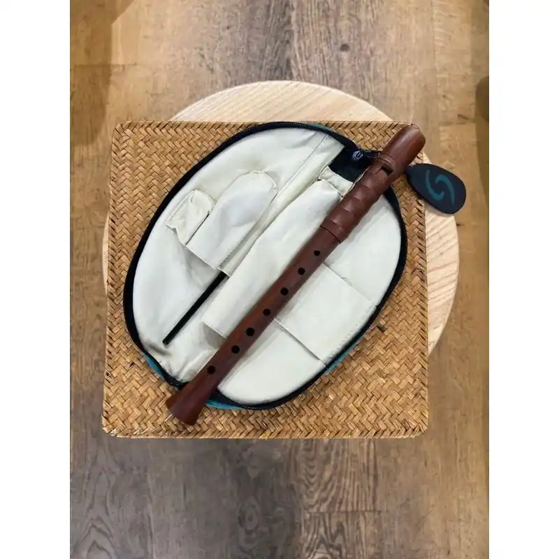 Premium Mollenhauer 4108 Kynseker Soprano Recorder. Plum wood. Slight wear. big sound