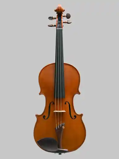 Modern Cheryl Macomber violin, 2016, Sacramento USA, with decorative carved scroll