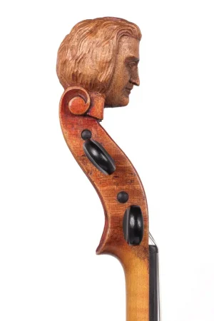 "Klotz" label 4/4 violin, Mozart-head scroll Worldwide Shipping