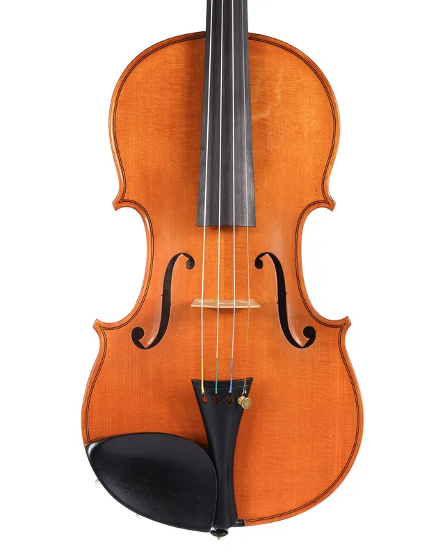 James Brown Strad model violin, 2002, Claremont, CA | Metzler Violins Last Chance