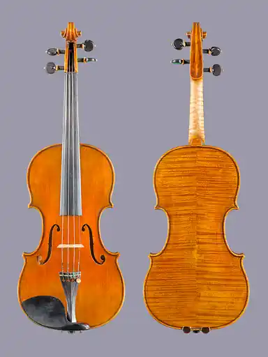 Genuine Ignazio Emilietti Guarneri model violin, 2017, with Italian Spruce & European maple