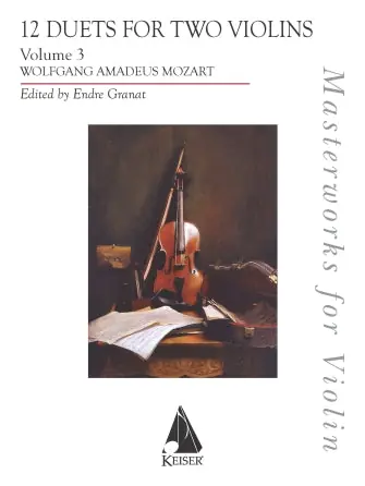 Mozart:(Granat)12 Duets for 2 Violins Vol3 (Two Violins) | Metzler Violins Free Shipping