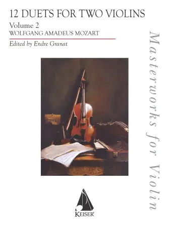Mozart:(Granat)12 Duets for 2 Violins Vol2 (Two Violins) | Metzler Violins Free Shipping