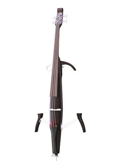 Super Sale Yamaha Silent Electric Cello SVC-50, with removable knee & chest supports, black
