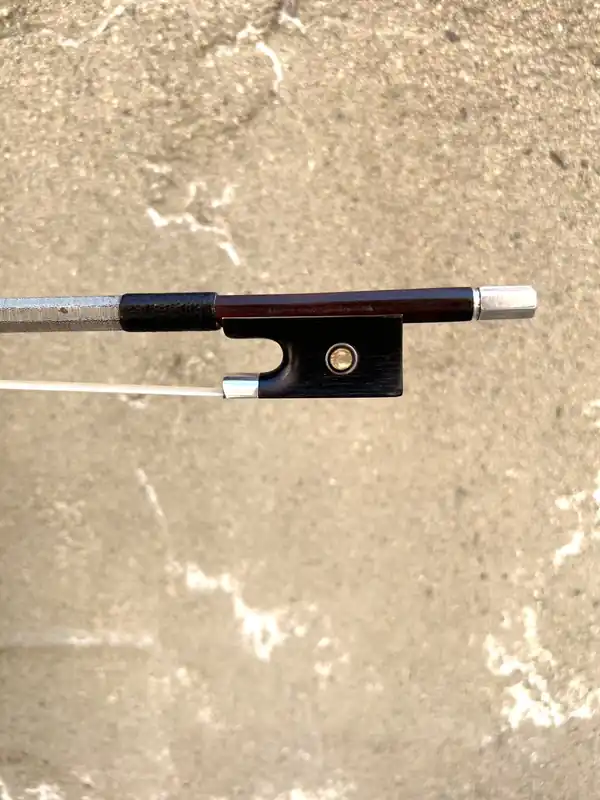 Pierre Maline silver violin bow branded "FERET-MARCOTTE", Raffin cert. 60.2g | Metzler Violins Limited Offer