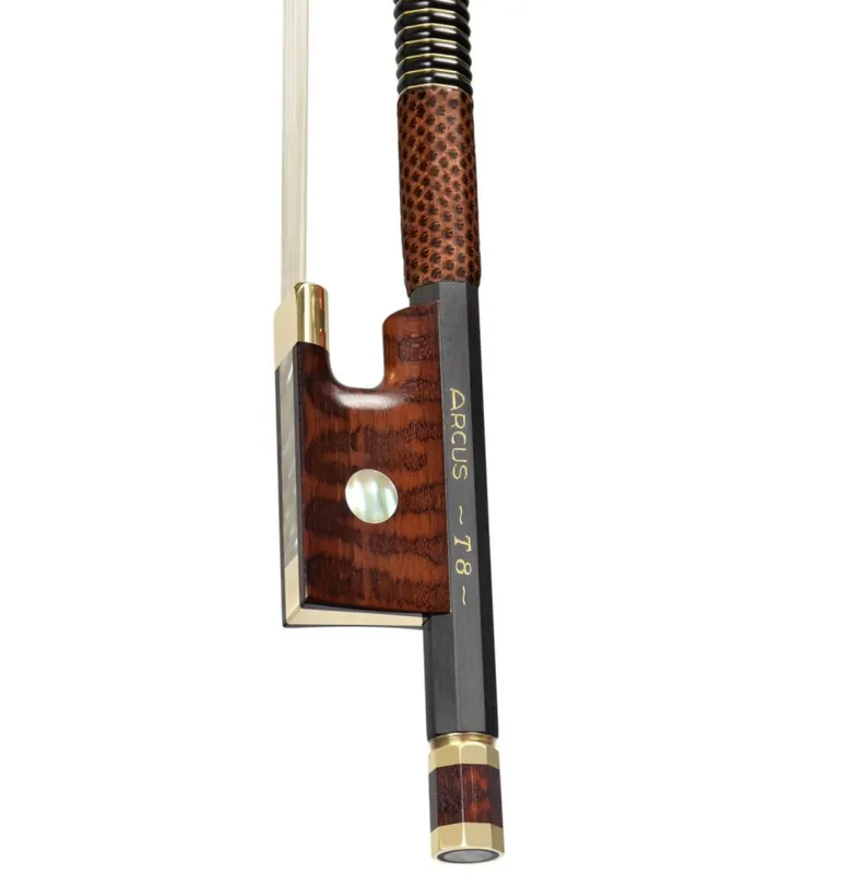 Get Yours Arcus T8 round violin bow, silver-mounted