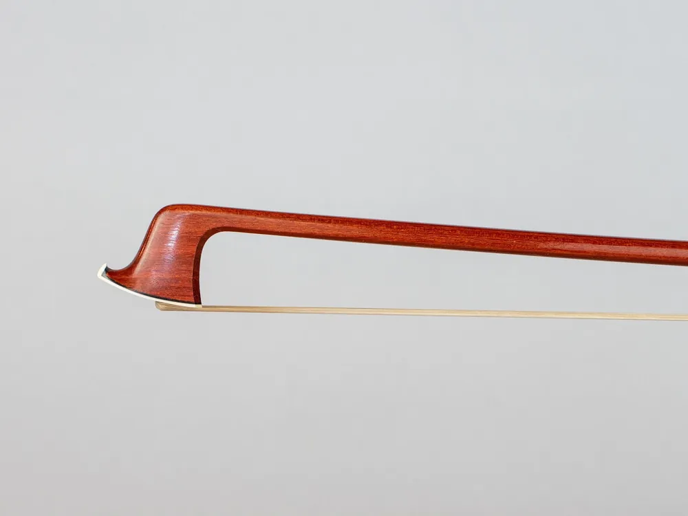 Today Only Andrea PROIETTI round Pernambuco violin bow, silver mounted, F.X. Tourte model, 60.7 g, ITALY