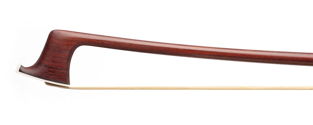Today Only Chris Dickson silver-mounted violin bow, unbranded, 63 grams, with maker's certificate of authenticity, 2007, Brooklyn, NY, USA