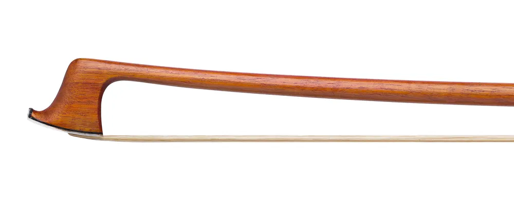 C.A. BAZIN violin bow branded "VANELLI", nickel, Mirecourt, 60.3g, Raffin certificate | Metzler Violins Trusted Brand