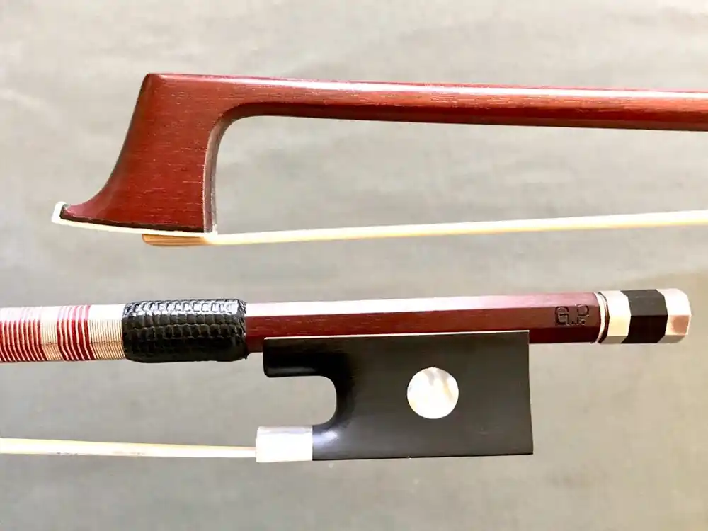G. Paulus violin bow, ebony & silver Warranty Included