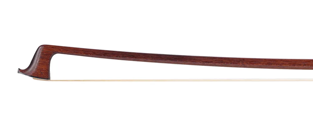 Fresh Stock THOS GRAY (LONDON) silver-mounted round Pernambuco violin bow, 61.4 g.