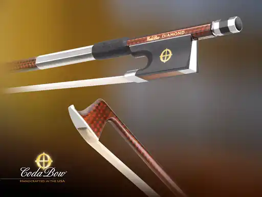 Fan Favorite CodaBow DIAMOND GX Violin Bow, with GlobalBow Technology (Full Size), USA