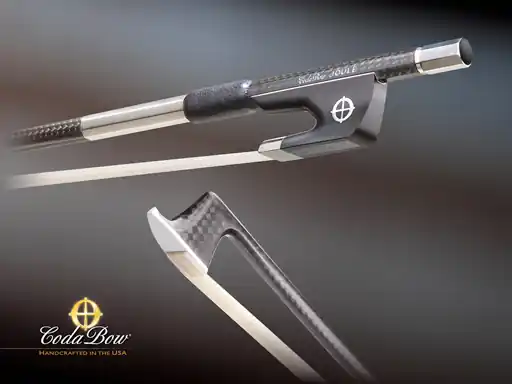 Holiday Sale CodaBow JOULE Violin Bow, with GlobalBow Technology, extended range (Full Size), USA