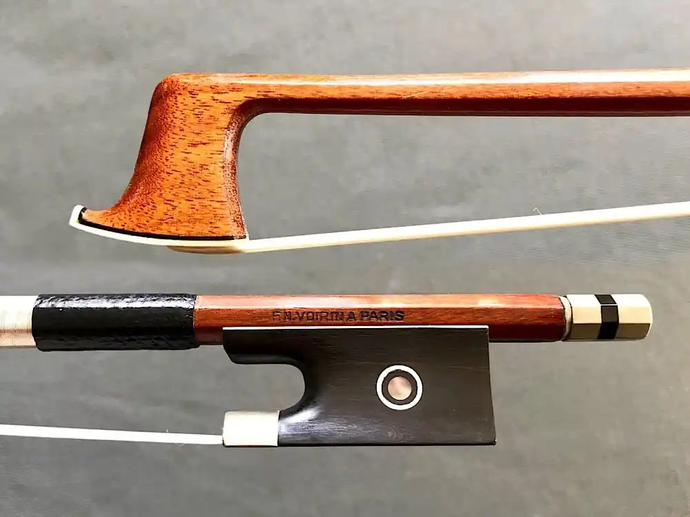 F.N. VOIRIN branded nickel violin bow, splined head Metzler Violins Flash Sale