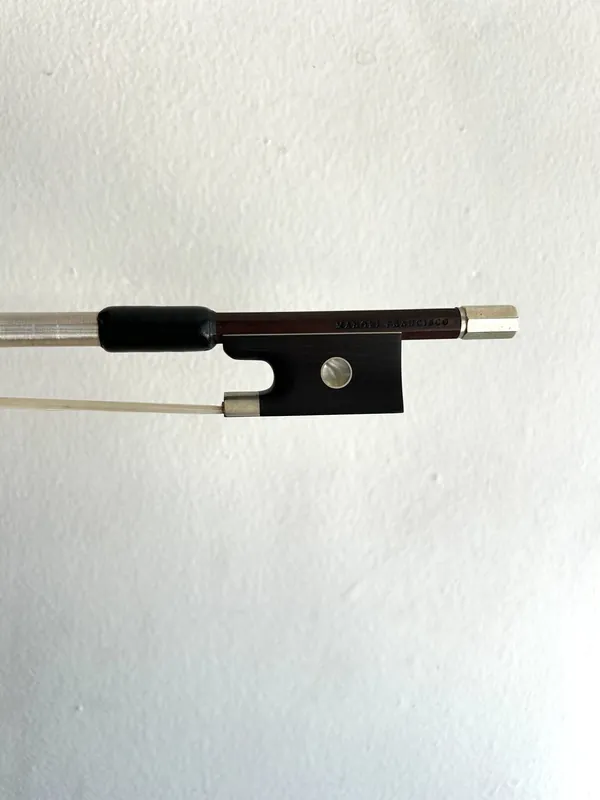 Today Only MANOEL FRANCISCO (IPE) nickel half-mounted violin bow, Brazil