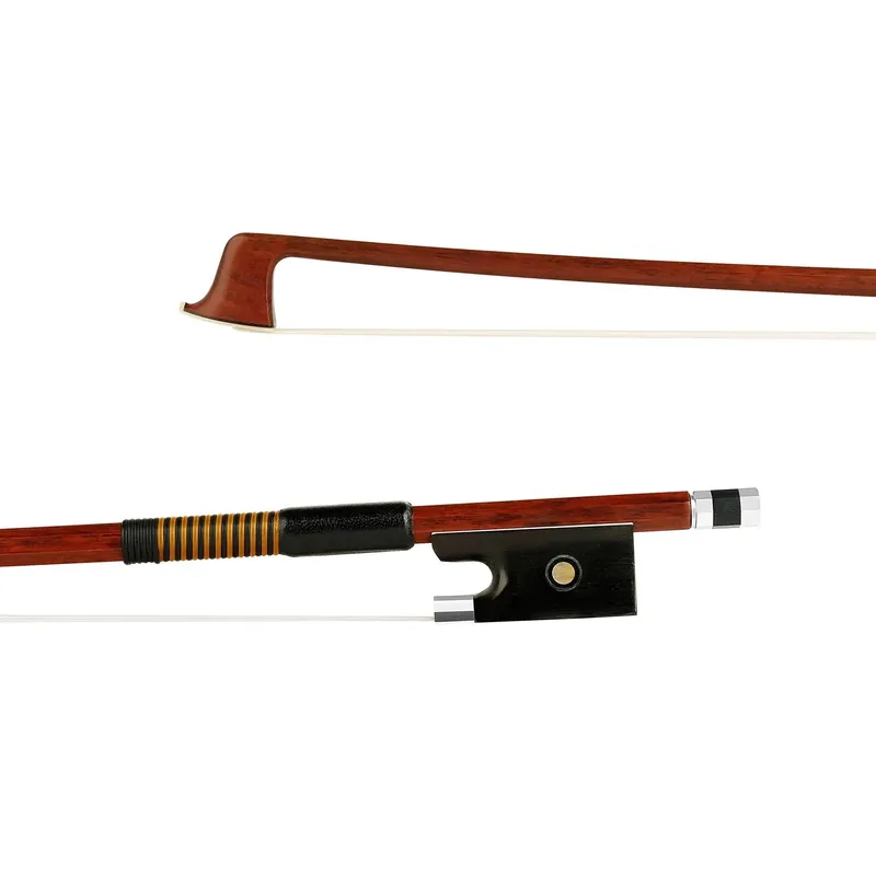 Better 4/4 unbranded student Brazilwood violin bow, nickel mounted Next Day Delivery