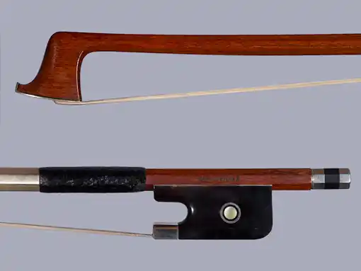 Express Delivery K. WERNER viola bow tortoise/silver 71.7 g. | Metzler Violins